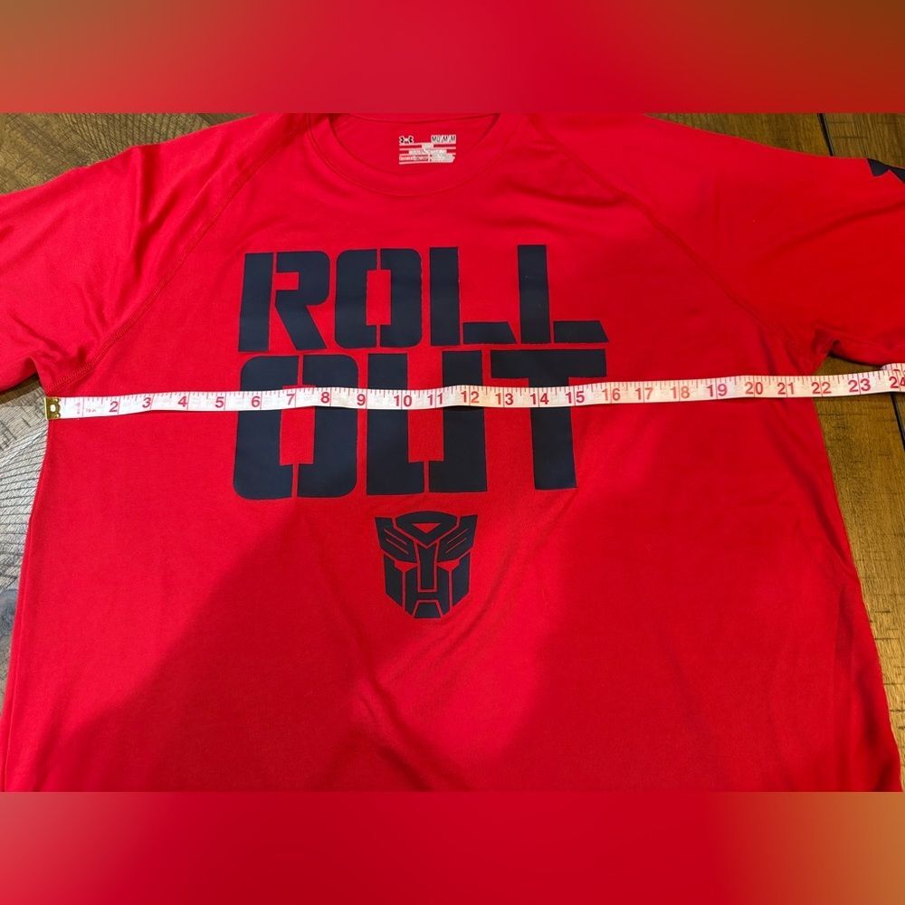 Under Armour Transformers “Roll Out” Heat Gear Tee Shirt - Picture 5 of 7